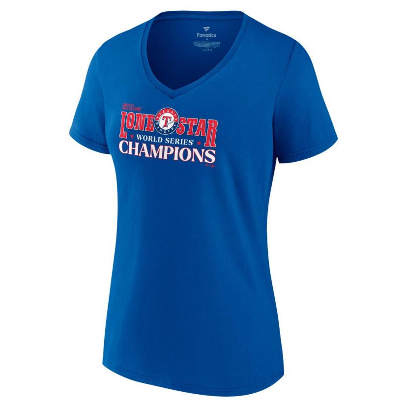 MLB Fanatics Texas Rangers 2023 World Series s Hitting Streak V-Neck T-Shirt
