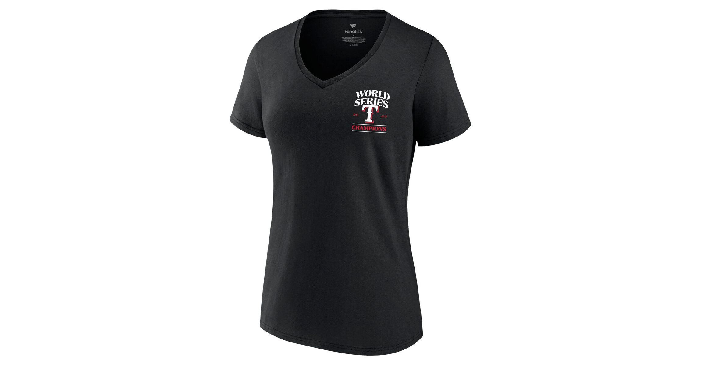 MLB Fanatics Texas Rangers 2023 World Series s Signature Roster V-Neck T-Shirt