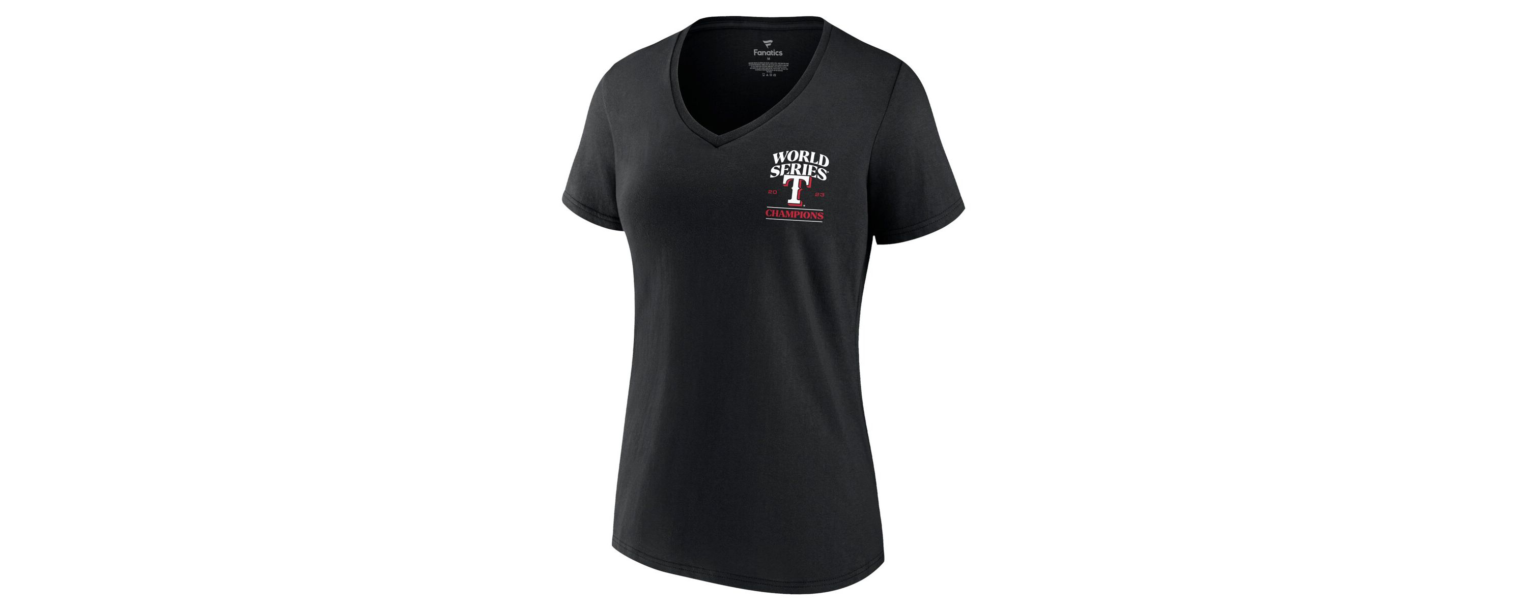 MLB Fanatics Texas Rangers 2023 World Series s Signature Roster V-Neck T-Shirt