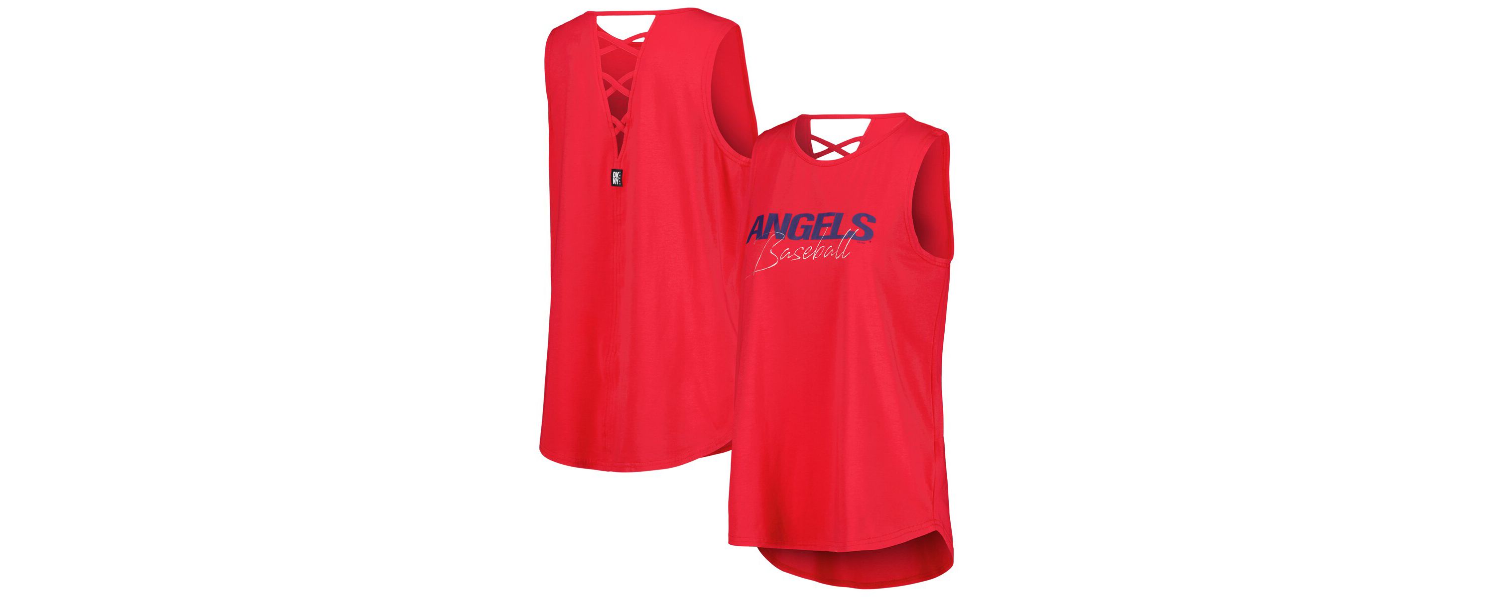 MLB Los Angeles Angels Claire Fashion Tri-Blend Tank Top