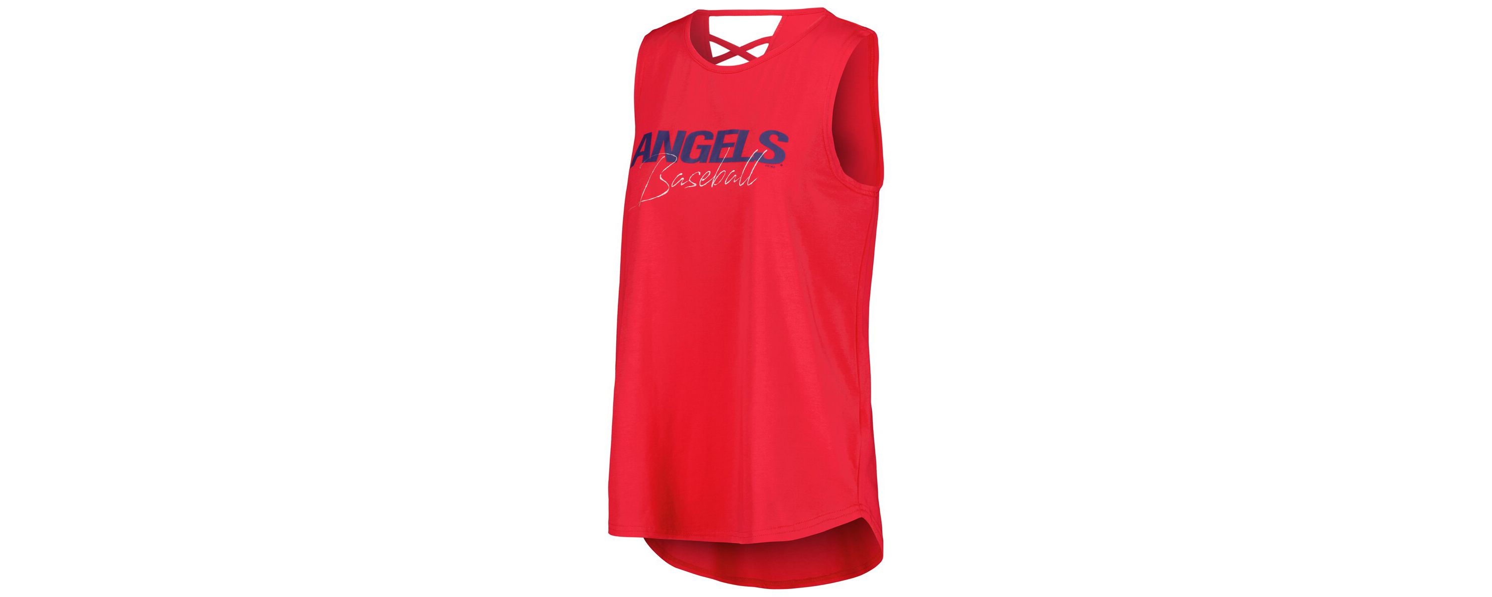 MLB Los Angeles Angels Claire Fashion Tri-Blend Tank Top