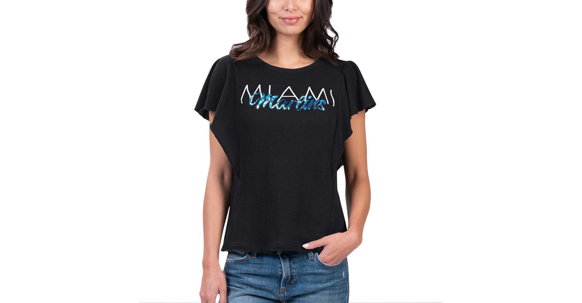 MLB Miami Marlins Crowd Wave T-Shirt