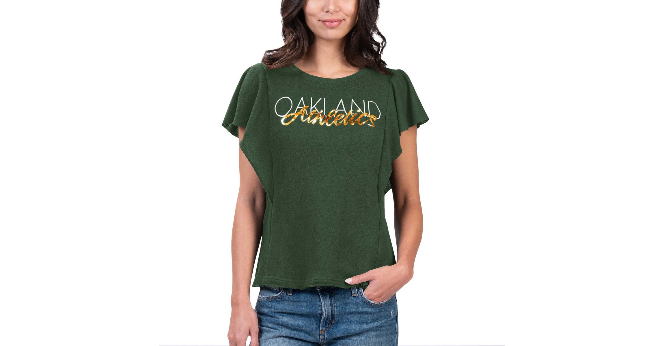 Cooperstown Teams Oakland Athletics Crowd Wave T-Shirt