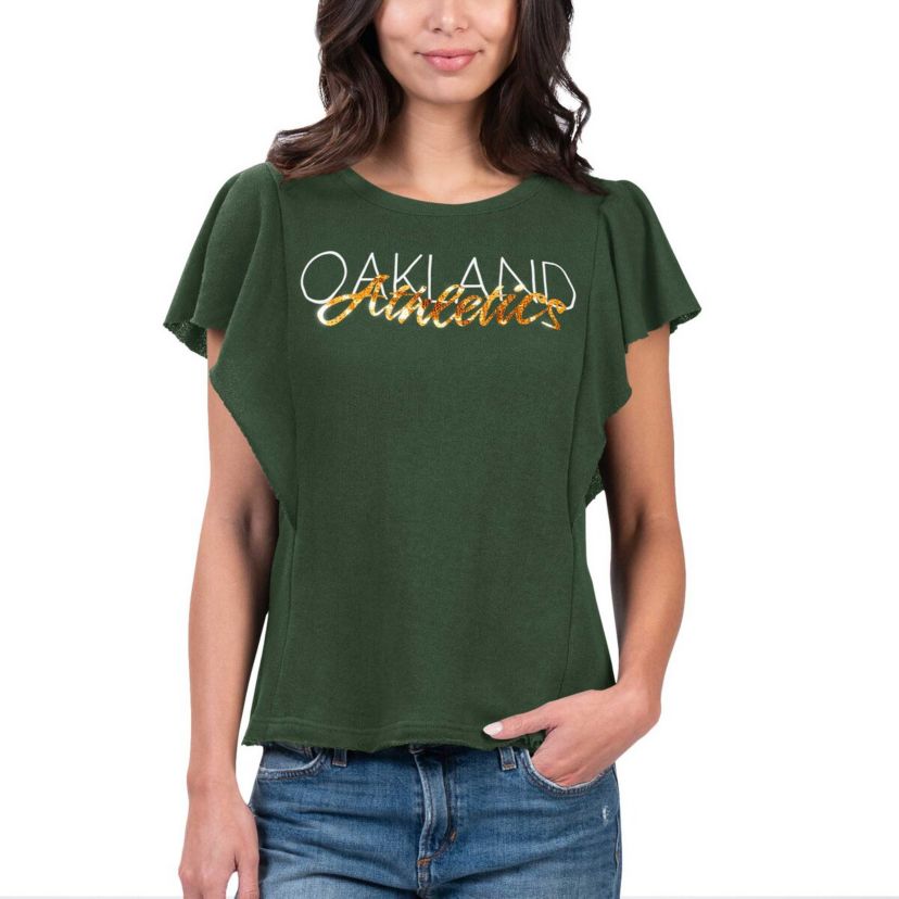 Cooperstown Teams Oakland Athletics Crowd Wave T-Shirt