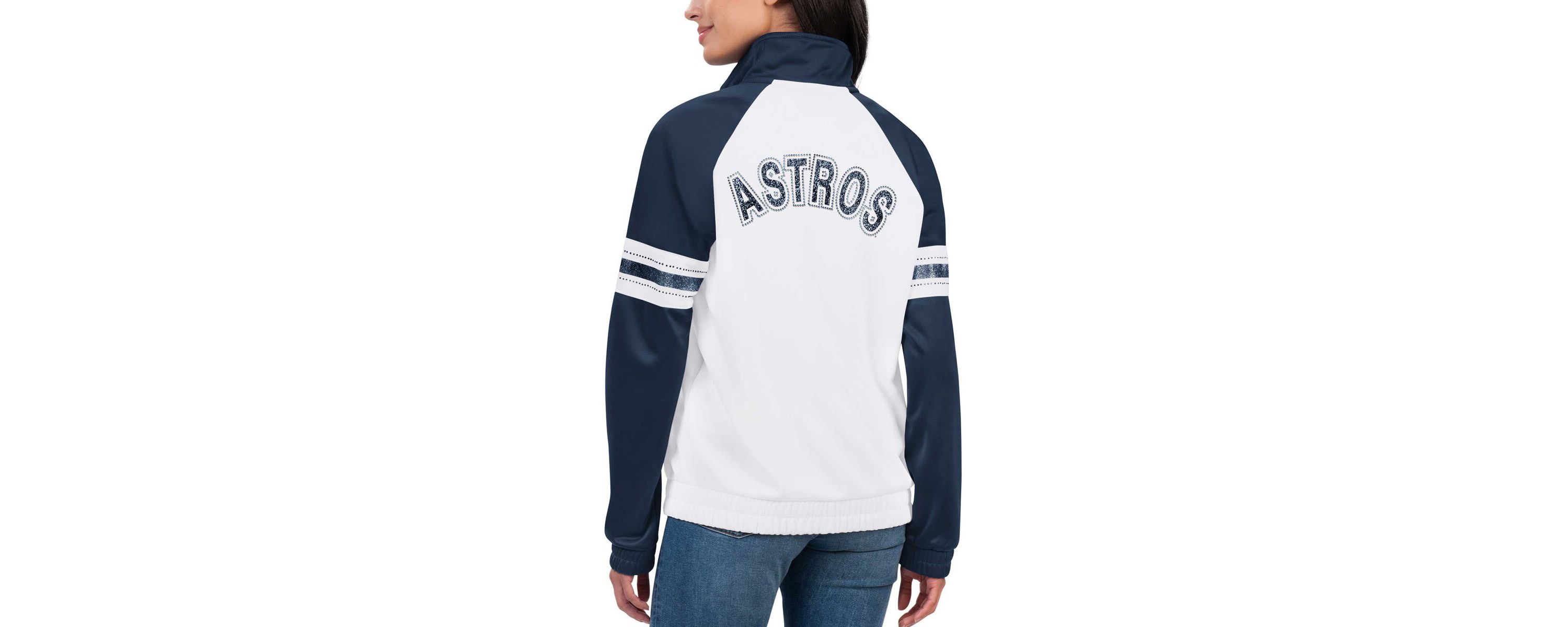 MLB Houston Astros Show Up Raglan Full-Zip Track Jacket