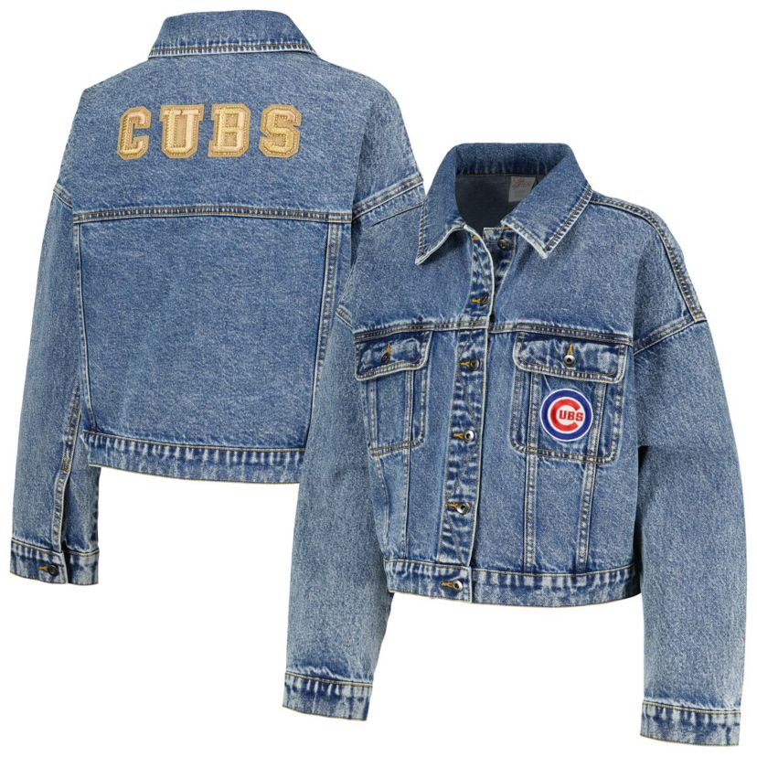 MLB Chicago Cubs Victory Oversized Button-Up Jacket
