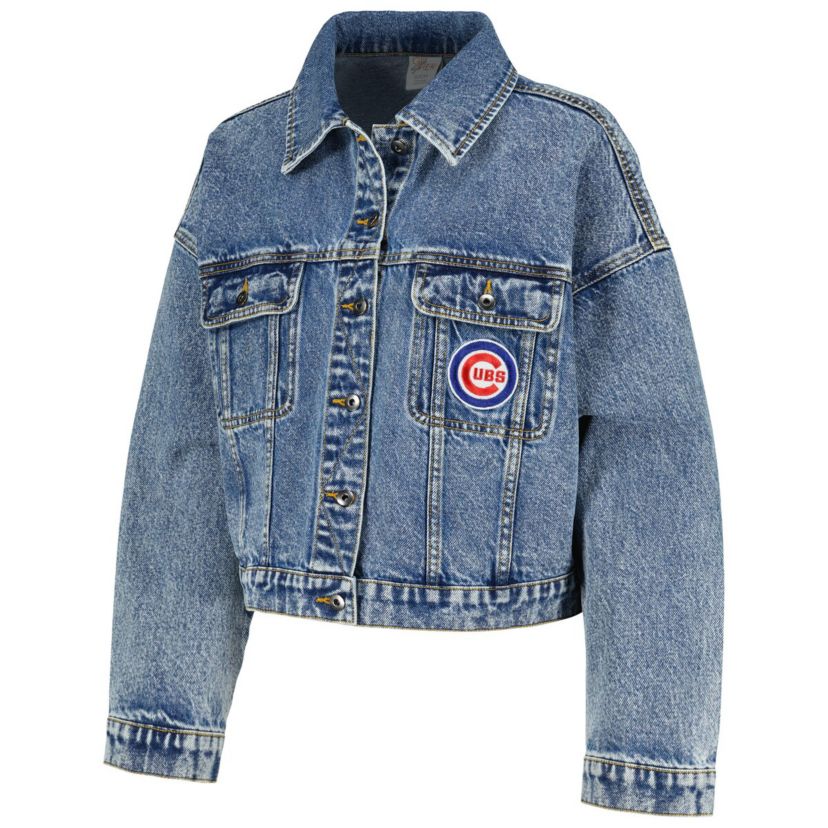 MLB Chicago Cubs Victory Oversized Button-Up Jacket