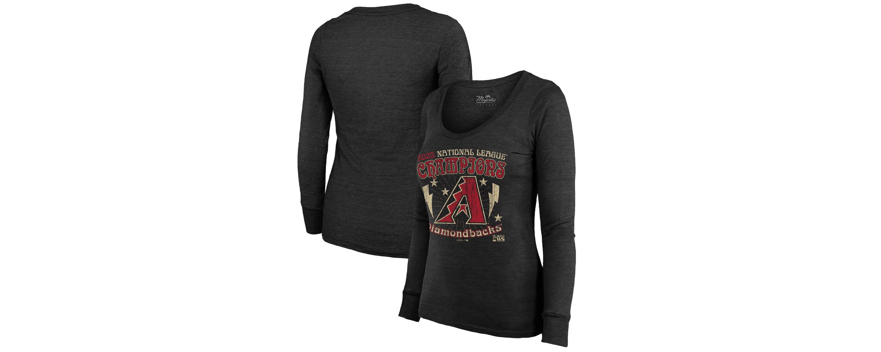 MLB Arizona Diamondbacks 2023 National League s Tour Long Sleeve Tri-Blend T-Shirt