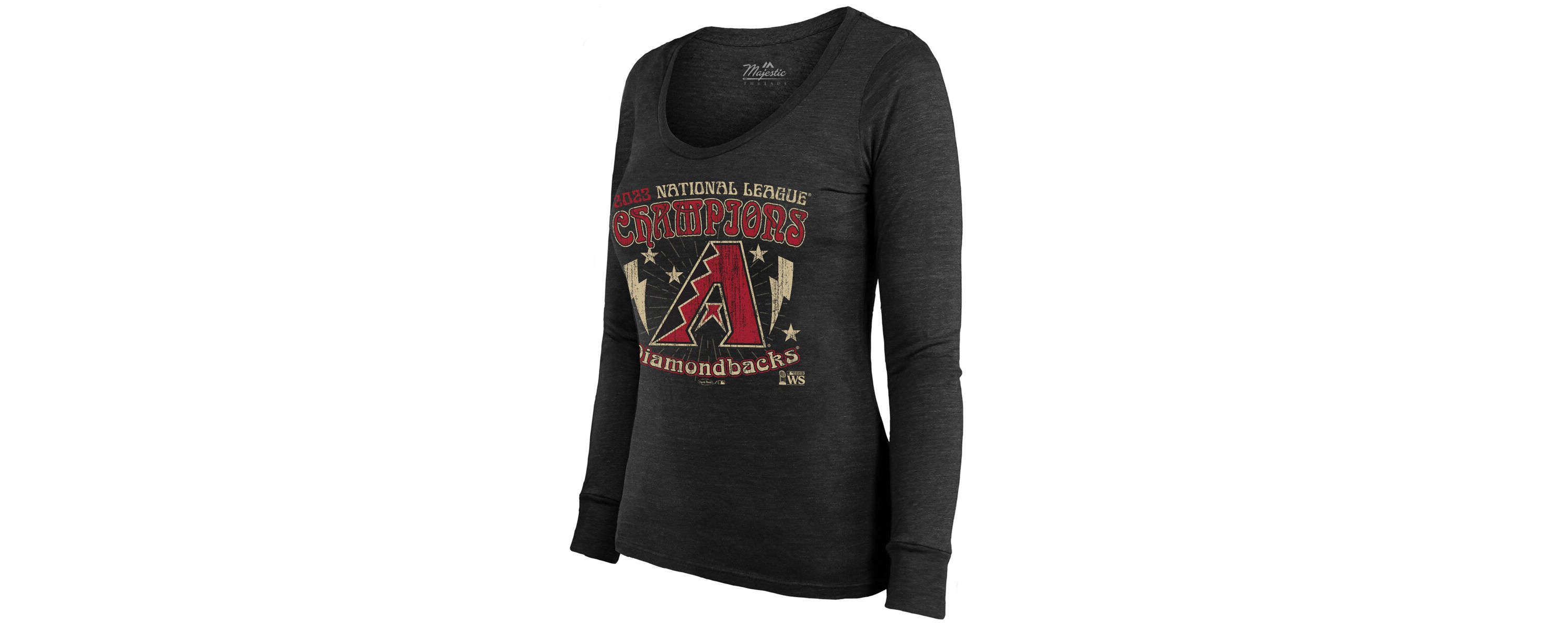MLB Arizona Diamondbacks 2023 National League s Tour Long Sleeve Tri-Blend T-Shirt