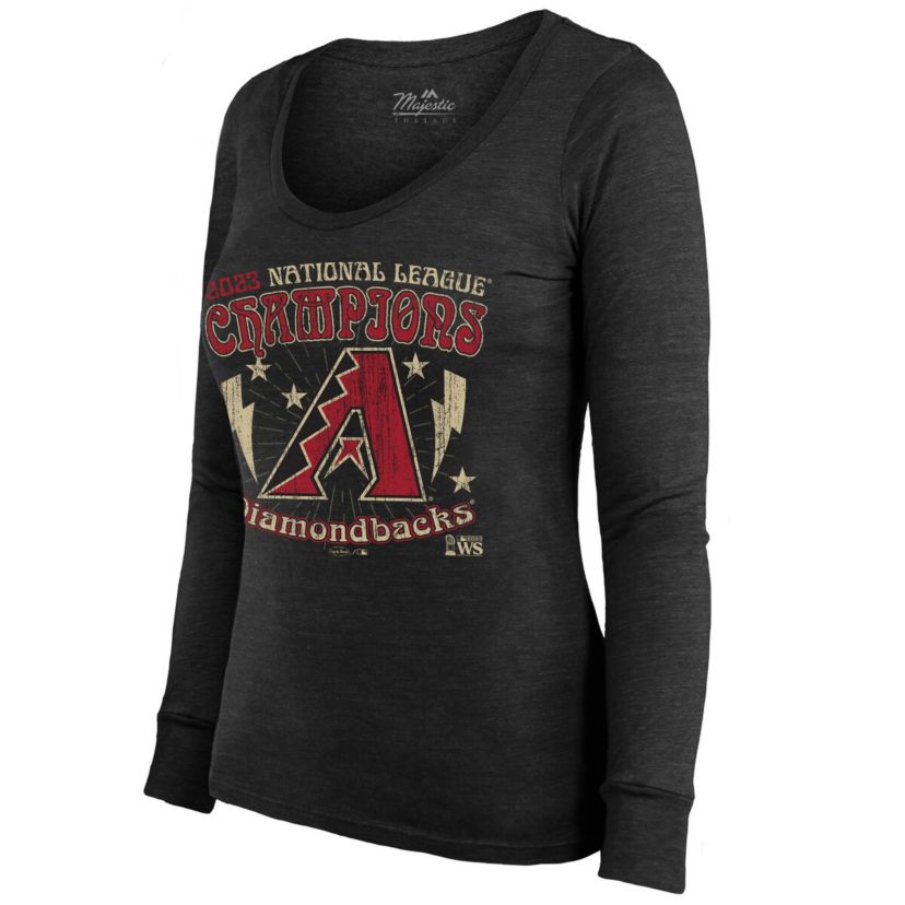 MLB Arizona Diamondbacks 2023 National League s Tour Long Sleeve Tri-Blend T-Shirt