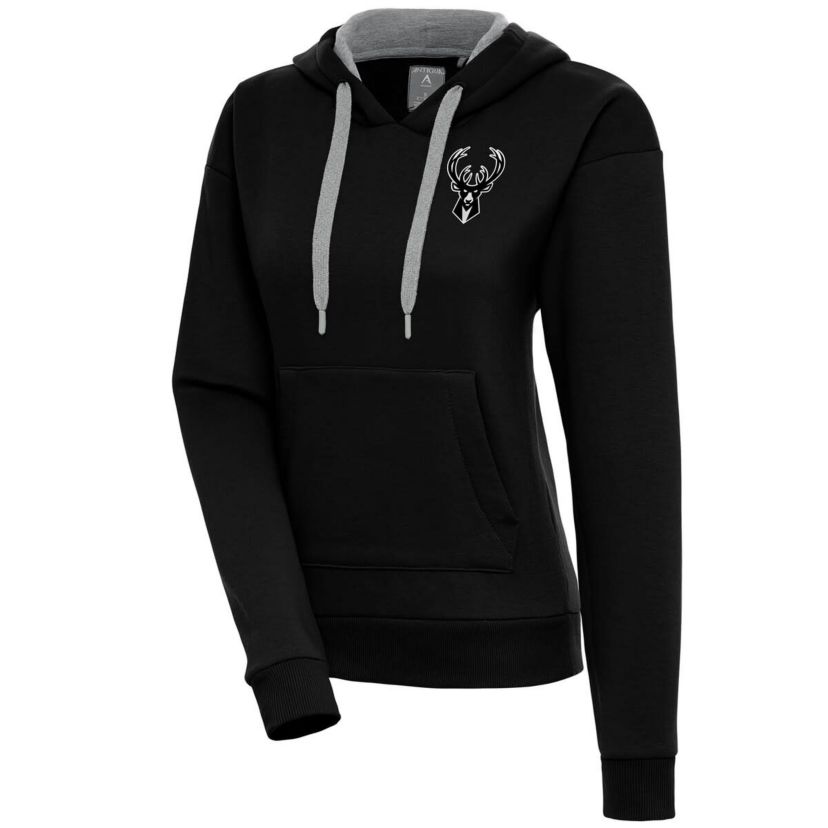 NBA Milwaukee Bucks Brushed Metallic Victory Pullover Hoodie
