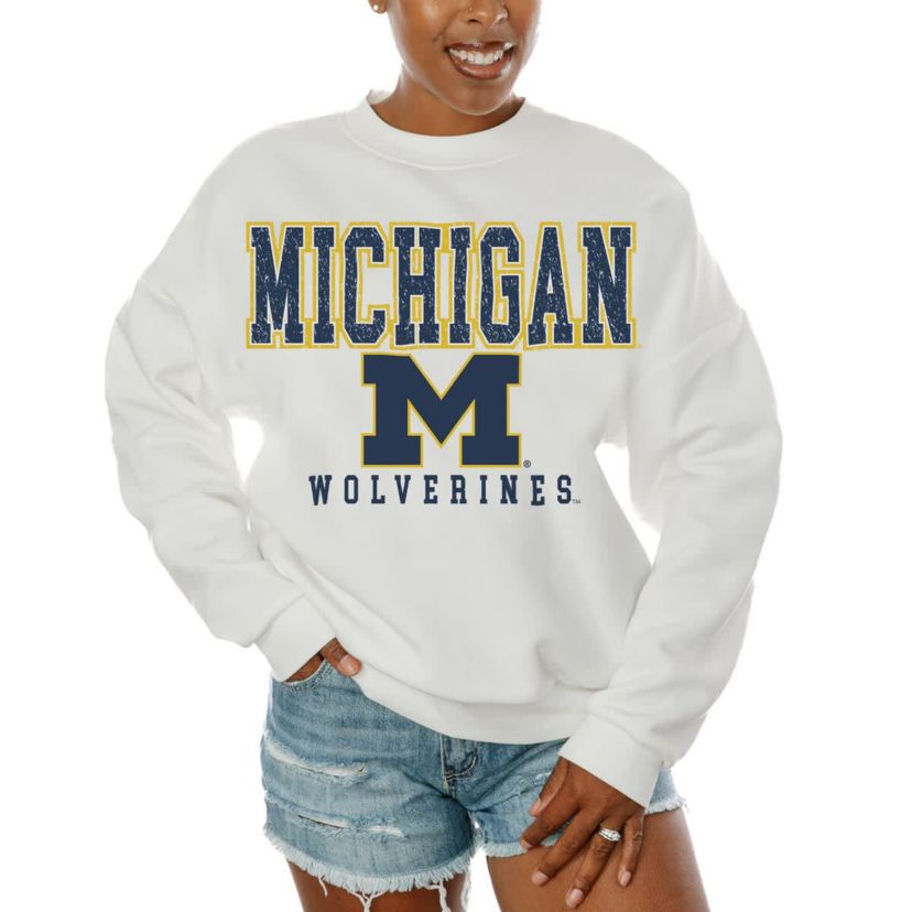 NCAA Michigan Wolverines Freestyle Fleece Pullover Sweatshirt