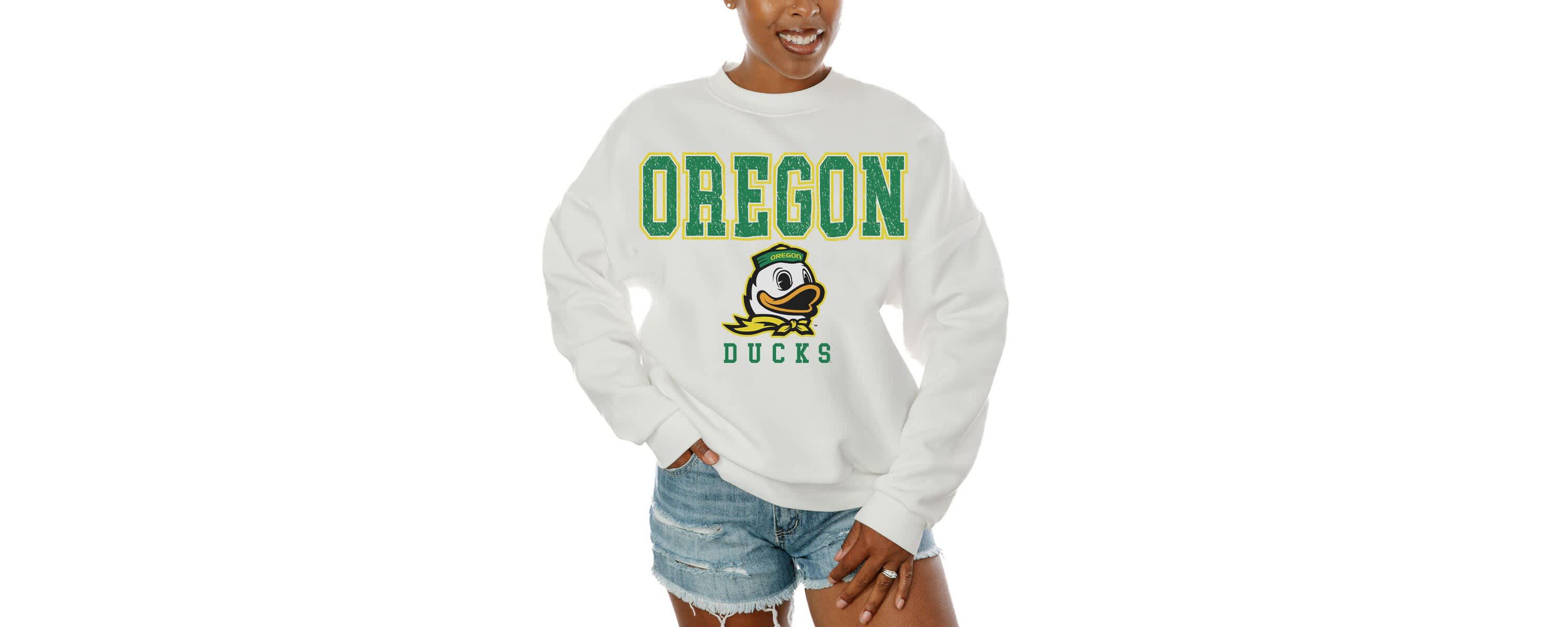 NCAA Oregon Ducks Freestyle Fleece Pullover Sweatshirt