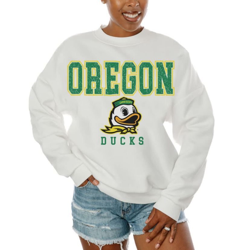 NCAA Oregon Ducks Freestyle Fleece Pullover Sweatshirt