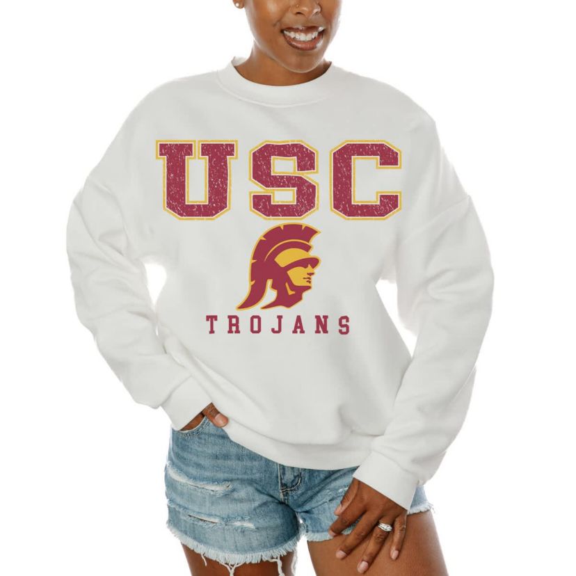NCAA USC Trojans Freestyle Fleece Pullover Sweatshirt
