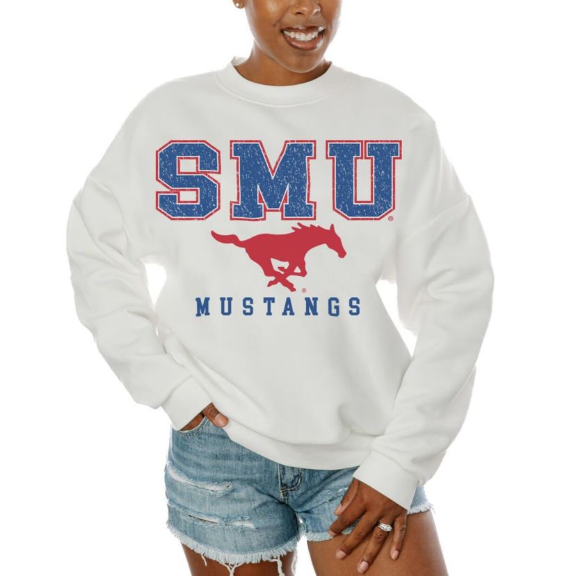 NCAA SMU Mustangs Freestyle Fleece Pullover Sweatshirt