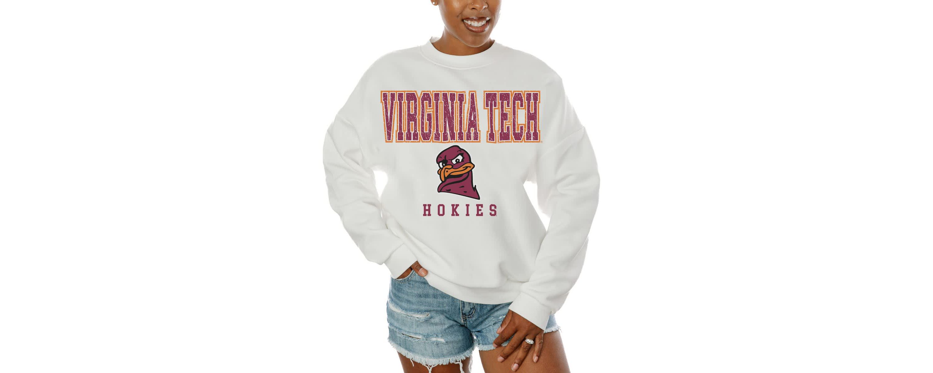 NCAA Virginia Tech Hokies Freestyle Fleece Pullover Sweatshirt