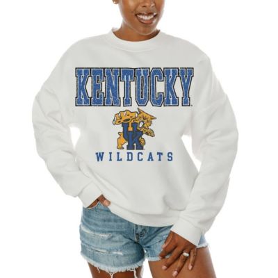 Gameday Couture NCAA Kentucky Wildcats Freestyle Fleece Pullover Sweatshirt, White, XXL