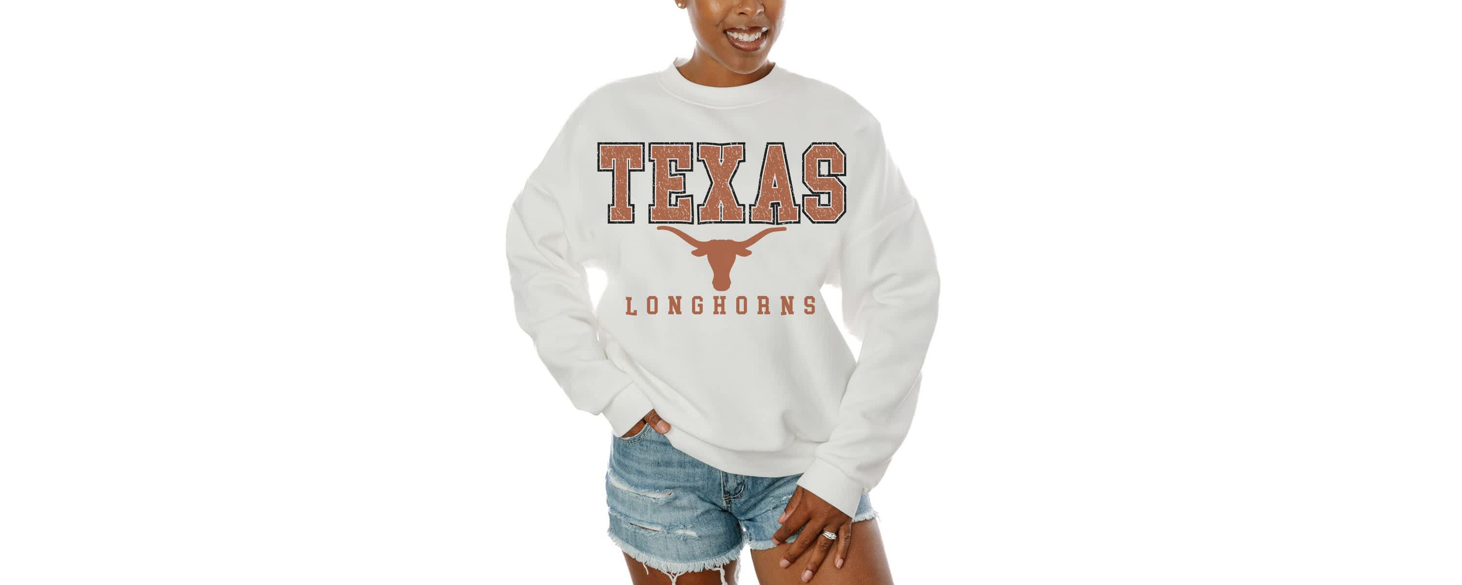 NCAA Texas Longhorns Freestyle Fleece Pullover Sweatshirt