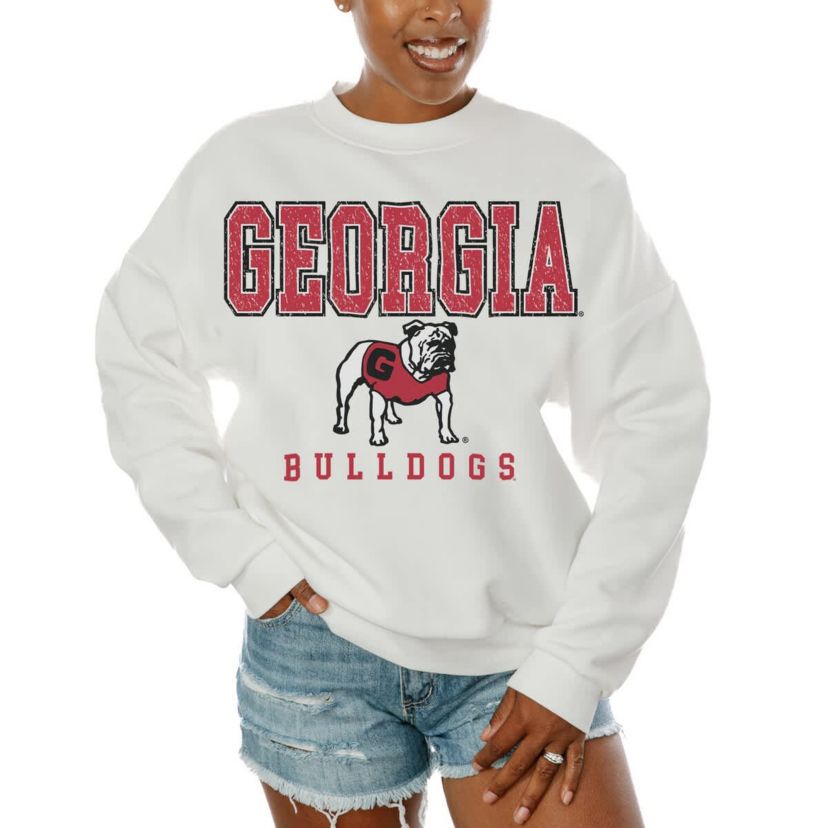 NCAA Georgia Bulldogs Freestyle Fleece Pullover Sweatshirt
