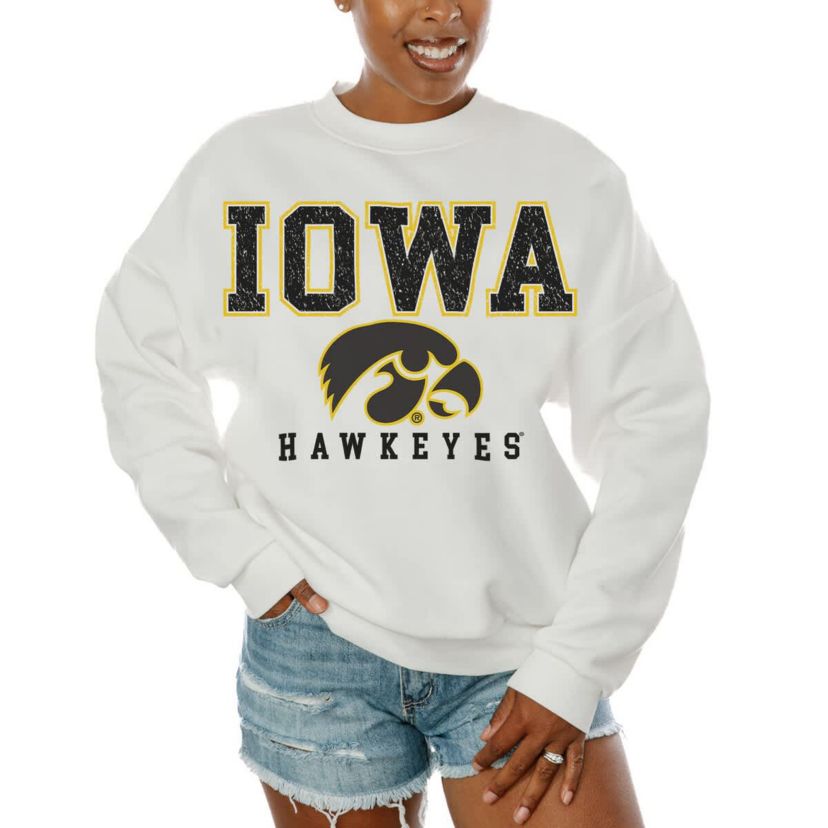 NCAA Iowa Hawkeyes Freestyle Fleece Pullover Sweatshirt
