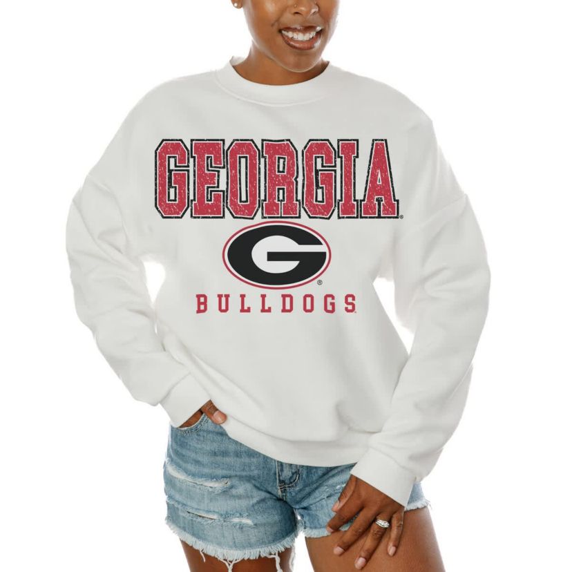 NCAA Georgia Bulldogs Freestyle Fleece Pullover Sweatshirt