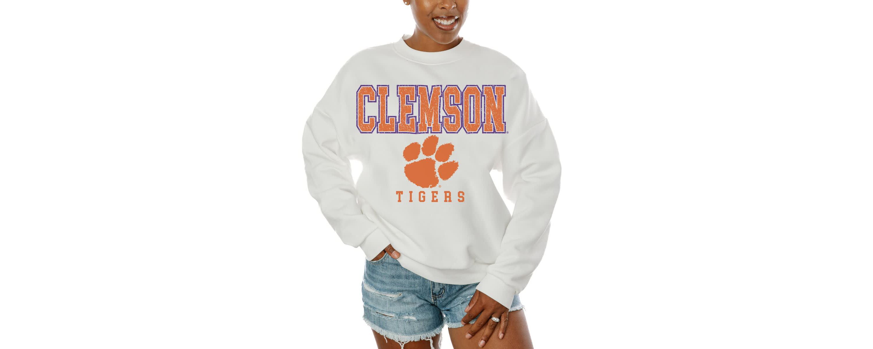 NCAA Clemson Tigers Freestyle Fleece Pullover Sweatshirt