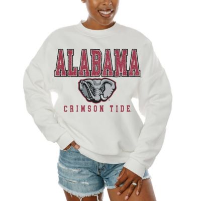 Gameday Couture Women's Alabama Crimson Tide NCAA Alabama Tide Freestyle Fleece Pullover Sweatshirt, White, Large -  0796026917094
