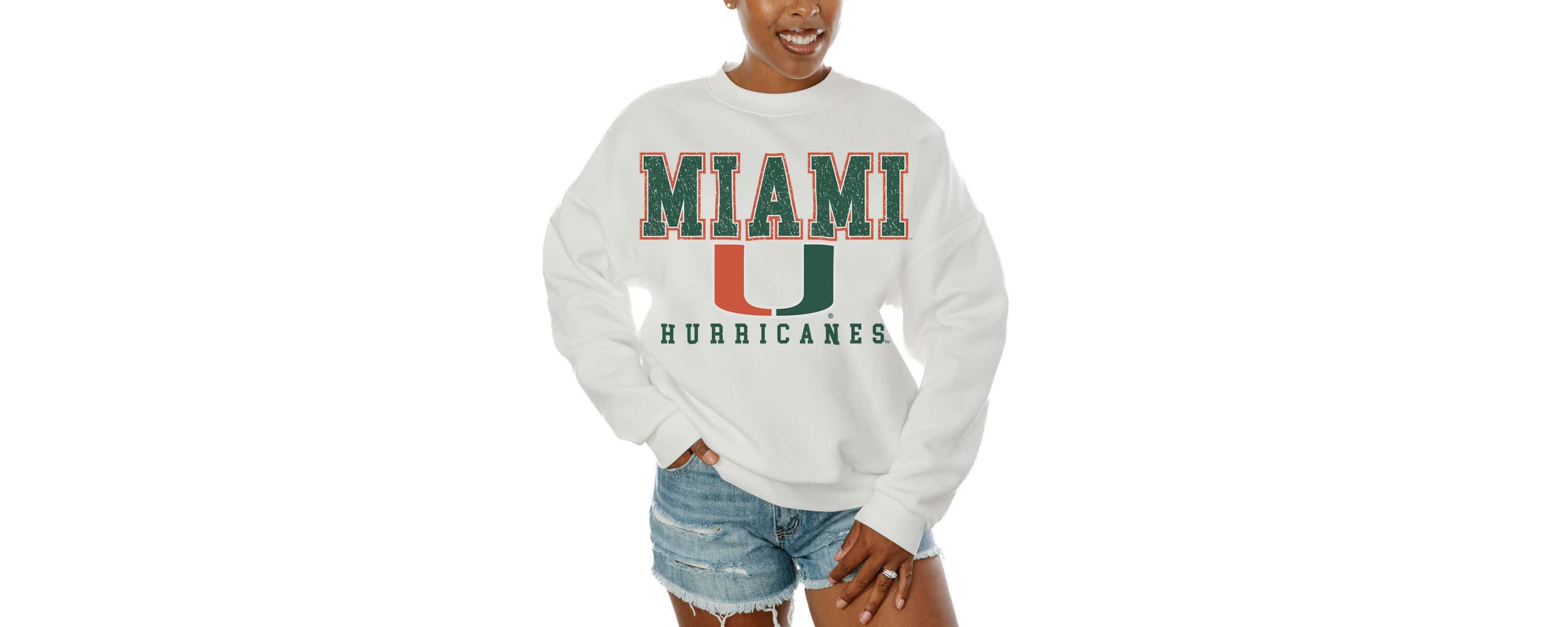 Miami (FL) Hurricanes NCAA Miami Hurricanes Freestyle Fleece Pullover Sweatshirt