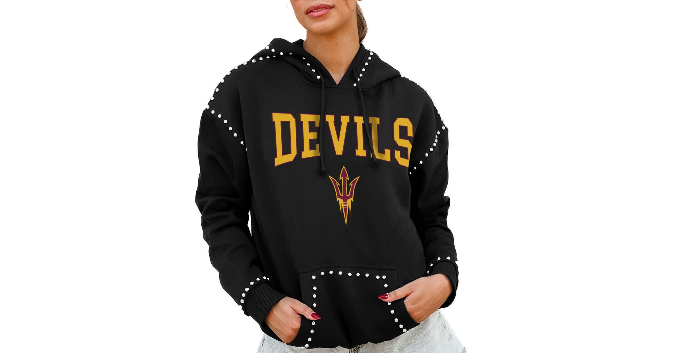 NCAA Arizona State Sun Devils Studded Pullover Hoodie