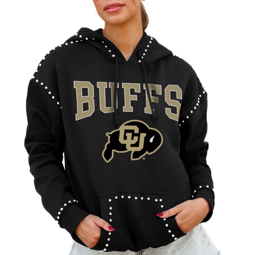 NCAA Colorado Buffaloes Studded Pullover Hoodie