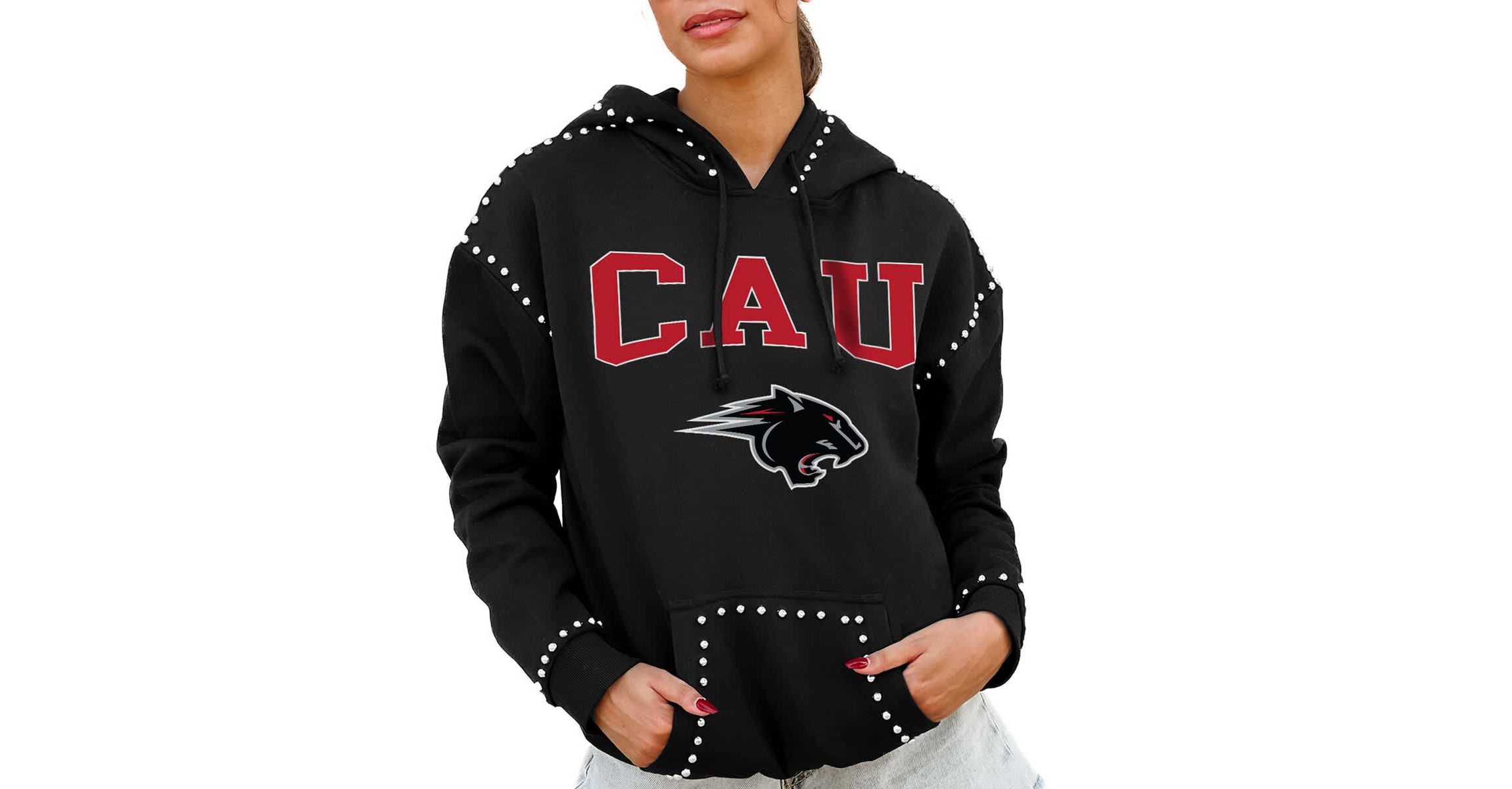 Clark Atlanta Panthers NCAA Clark Atlanta University Panthers Studded Pullover Hoodie