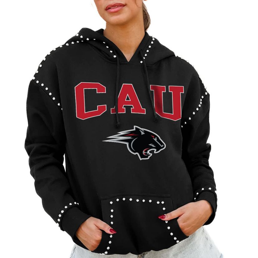 Clark Atlanta Panthers NCAA Clark Atlanta University Panthers Studded Pullover Hoodie