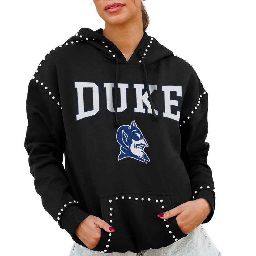Duke Blue Devils NCAA Duke Devils Studded Pullover Hoodie