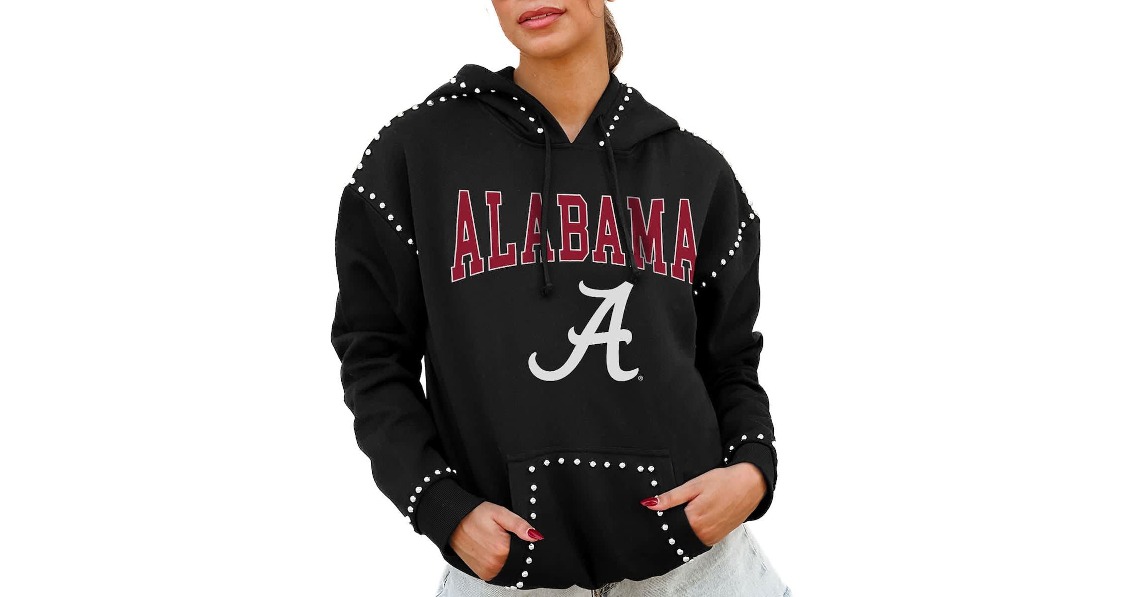 Alabama Crimson Tide NCAA Alabama Tide Studded Pullover Hoodie