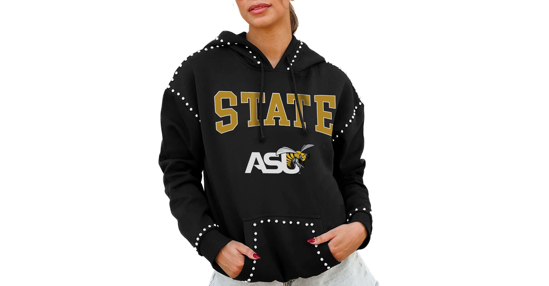 NCAA Alabama State Hornets Studded Pullover Hoodie