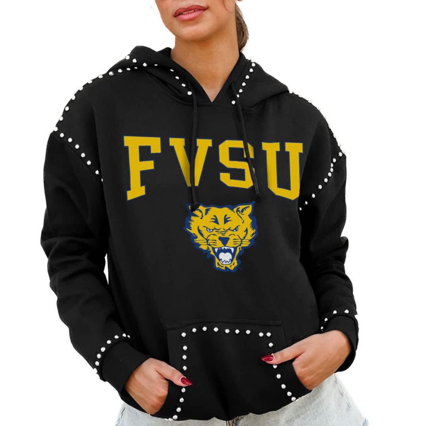 NCAA Fort Valley State Wildcats Studded Pullover Hoodie