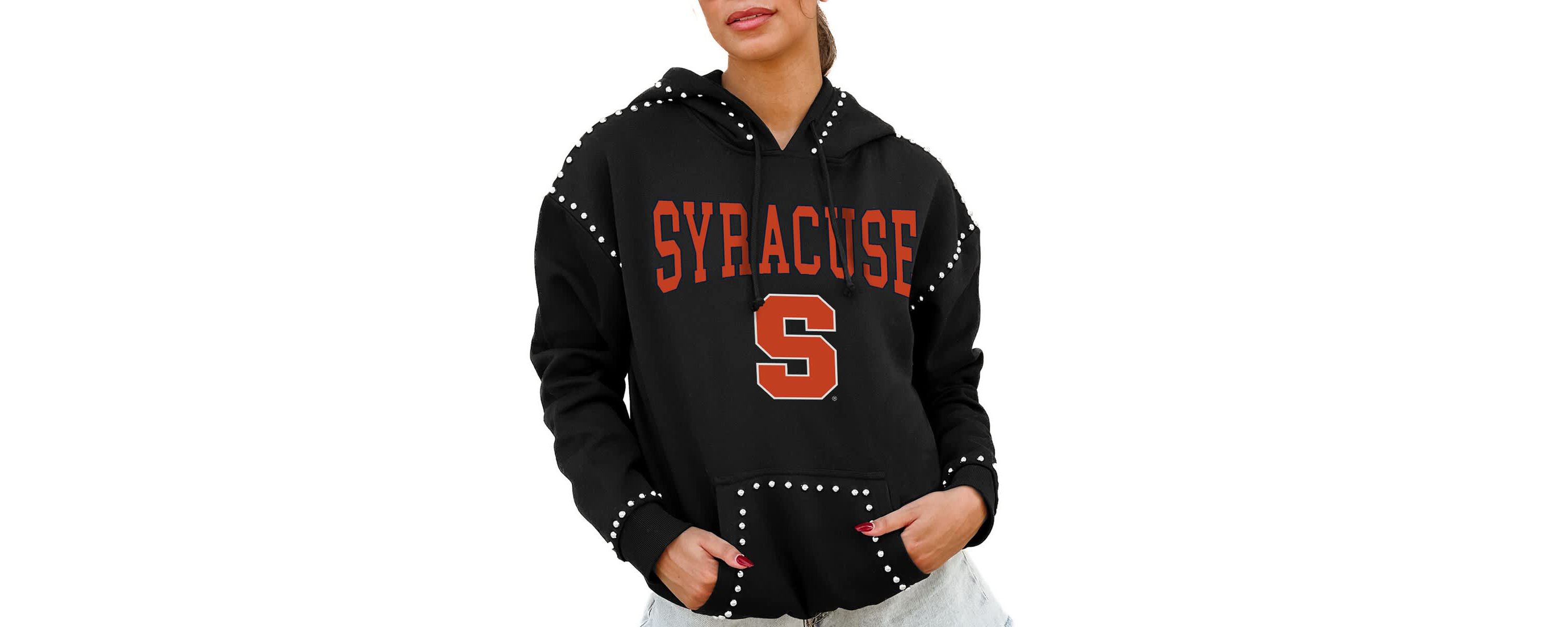 Syracuse Orange NCAA Syracuse Studded Pullover Hoodie