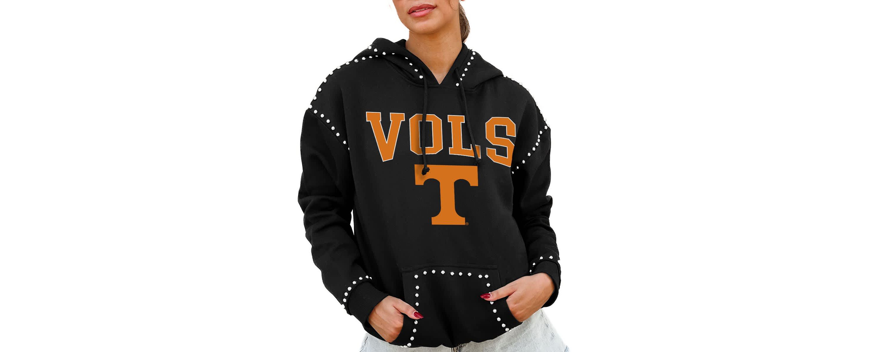 NCAA Tennessee Volunteers Studded Pullover Hoodie