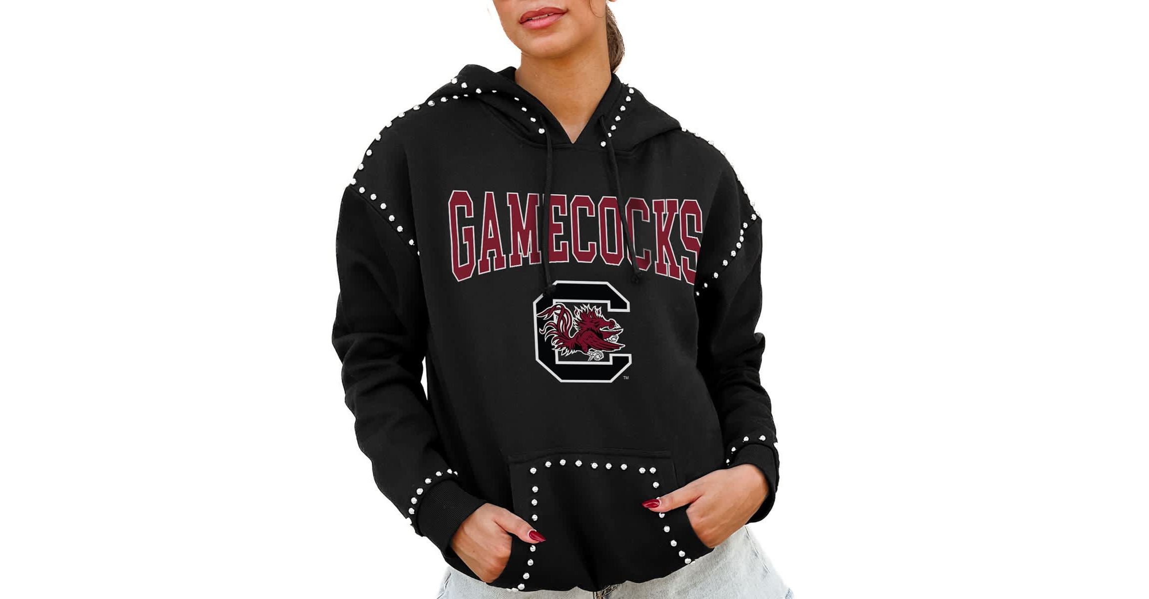 NCAA South Carolina Gamecocks Studded Pullover Hoodie