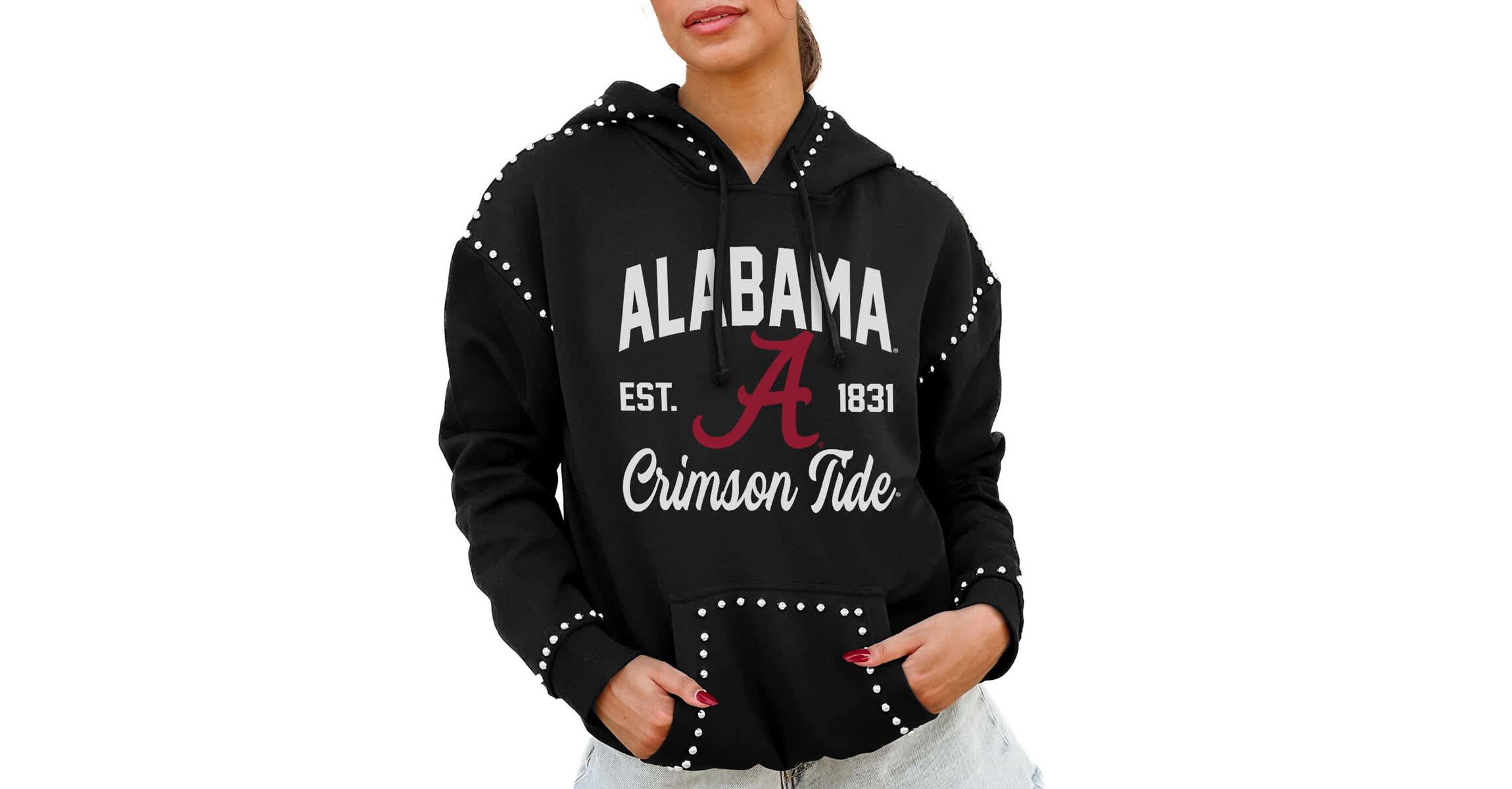 Alabama Crimson Tide NCAA Alabama Tide Studded Pullover Hoodie