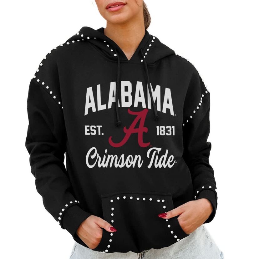 Alabama Crimson Tide NCAA Alabama Tide Studded Pullover Hoodie
