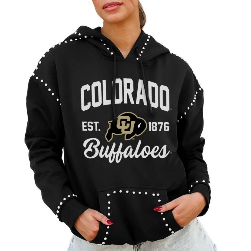 NCAA Colorado Buffaloes Studded Pullover Hoodie