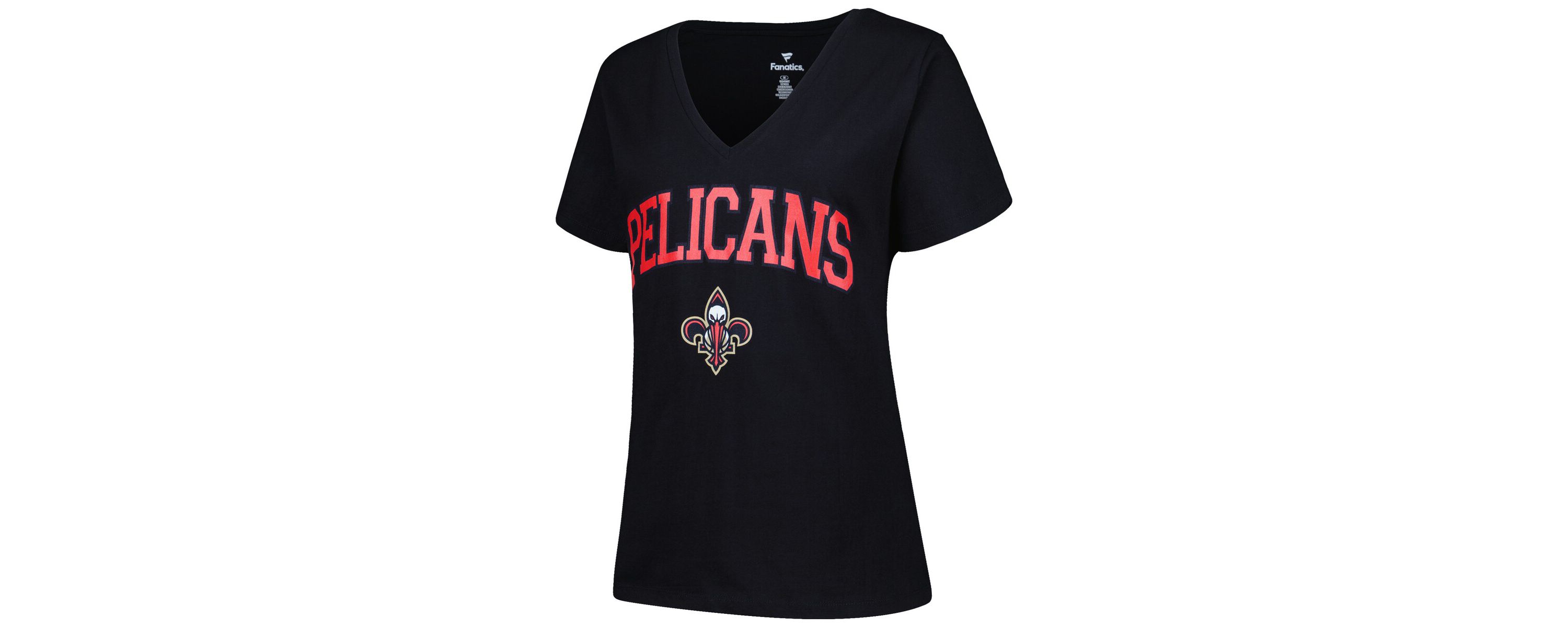 NBA New Orleans Pelicans Plus Size Arch Over Logo V-Neck T-Shirt