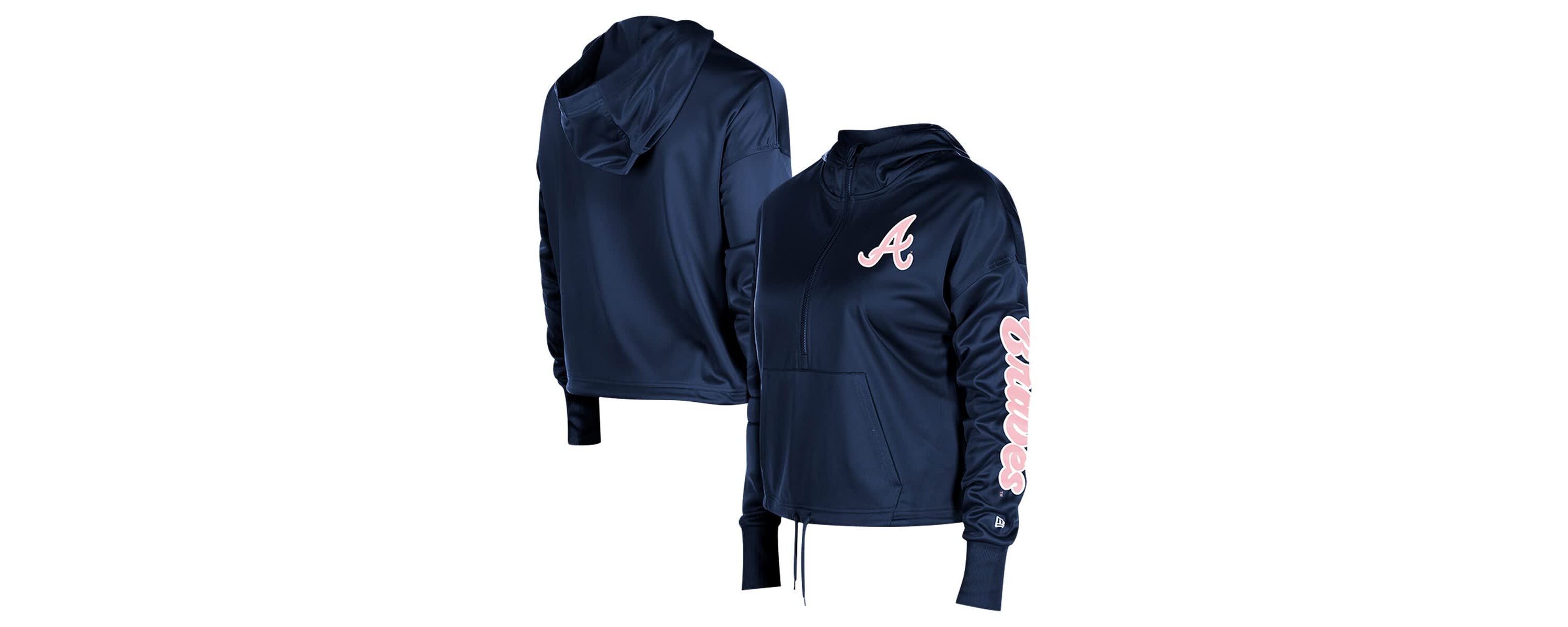 MLB Atlanta Braves Half-Zip Hoodie