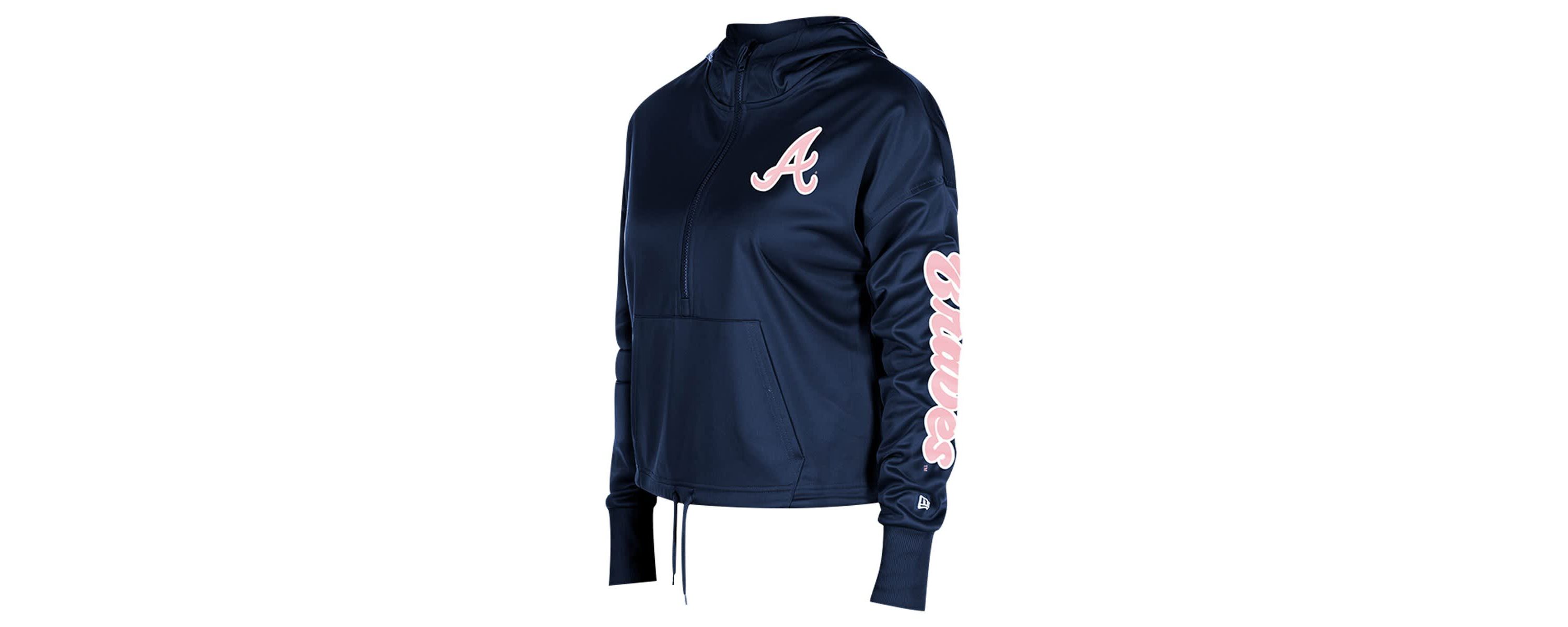 MLB Atlanta Braves Half-Zip Hoodie