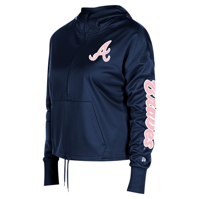 MLB Atlanta Braves Half-Zip Hoodie