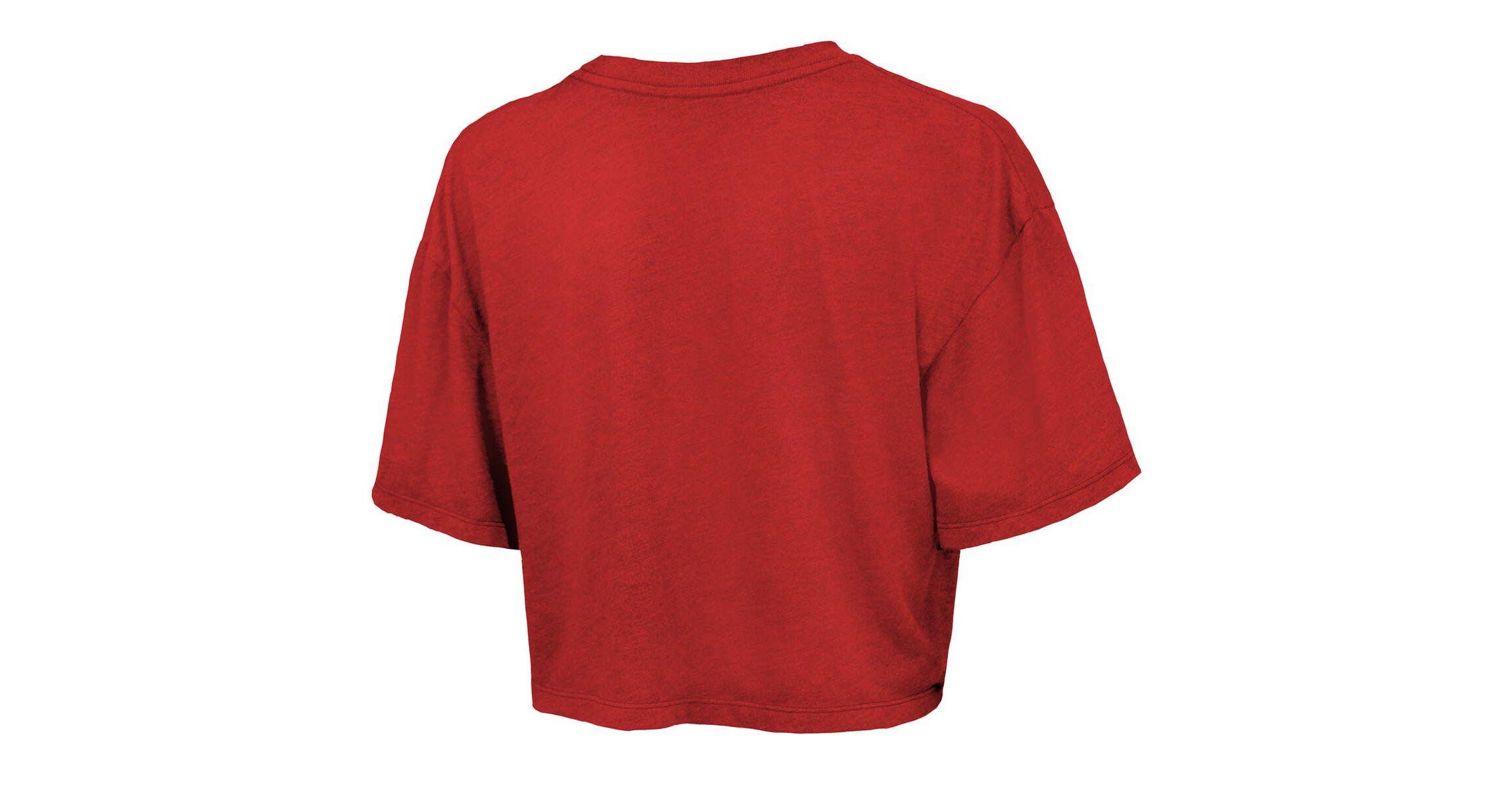 MLB Texas Rangers 2023 World Series s Best Face Forward Boxy Cropped Tri-Blend T-Shirt