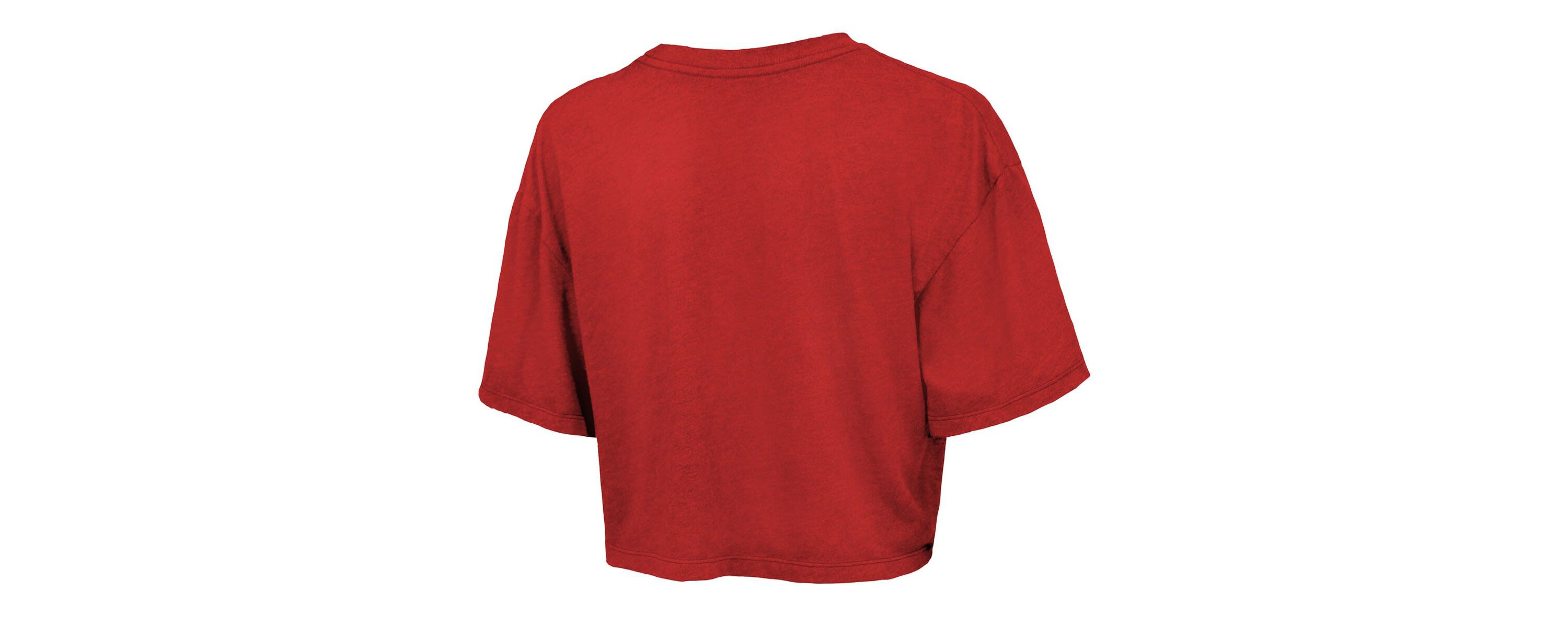 MLB Texas Rangers 2023 World Series s Best Face Forward Boxy Cropped Tri-Blend T-Shirt