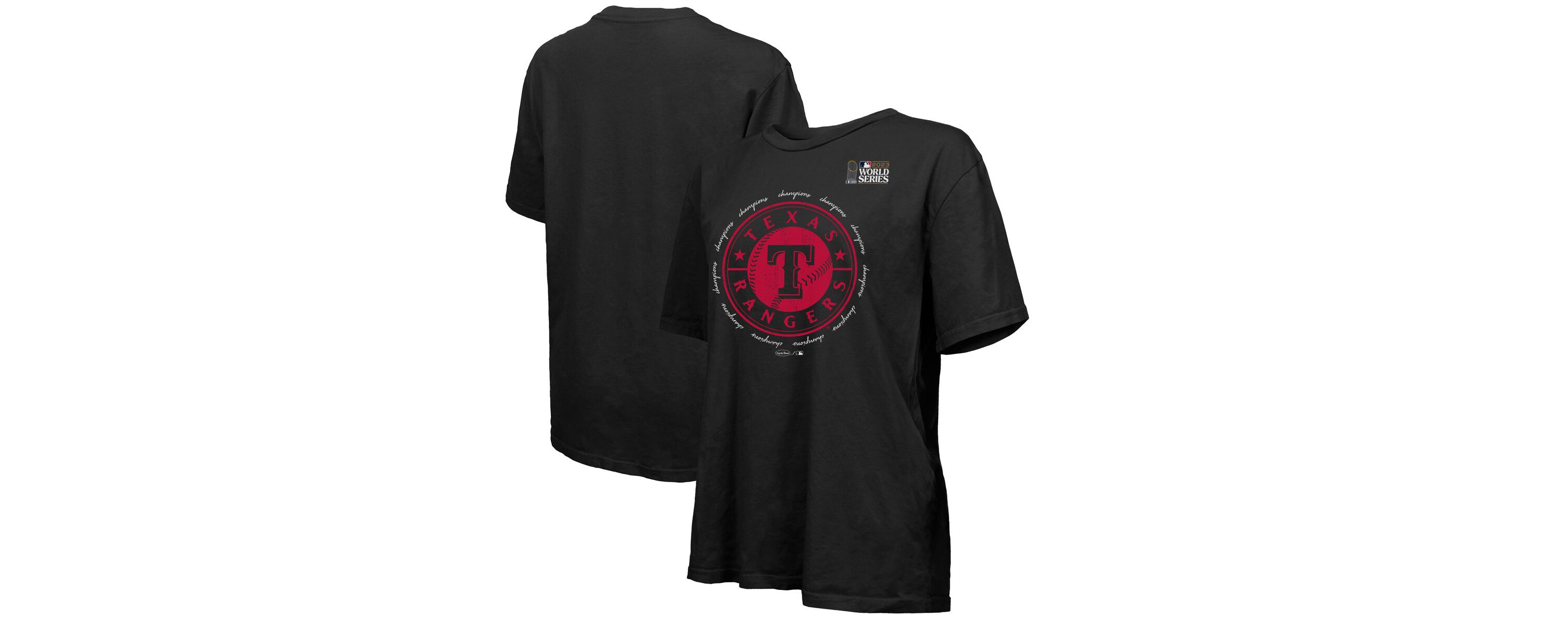 MLB Texas Rangers 2023 World Series s Oversized T-Shirt
